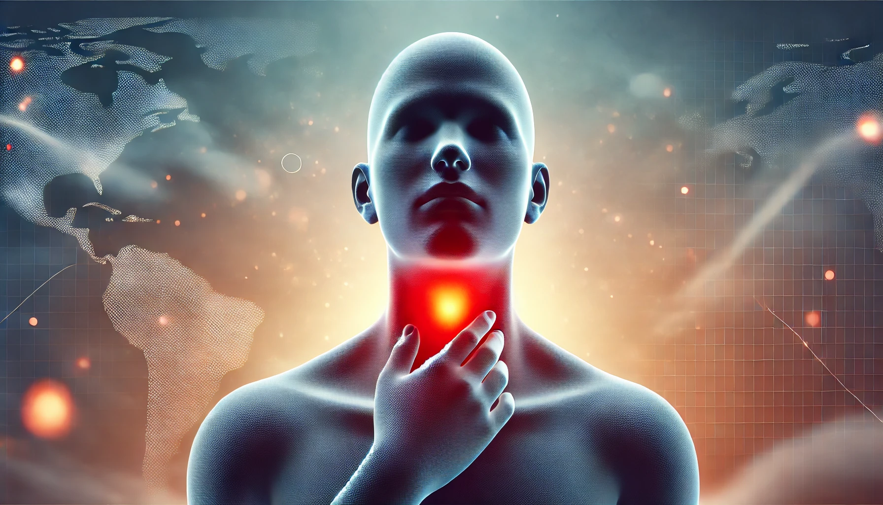 گلودرد با تأکید بر ناحیه گلو و تیروئید