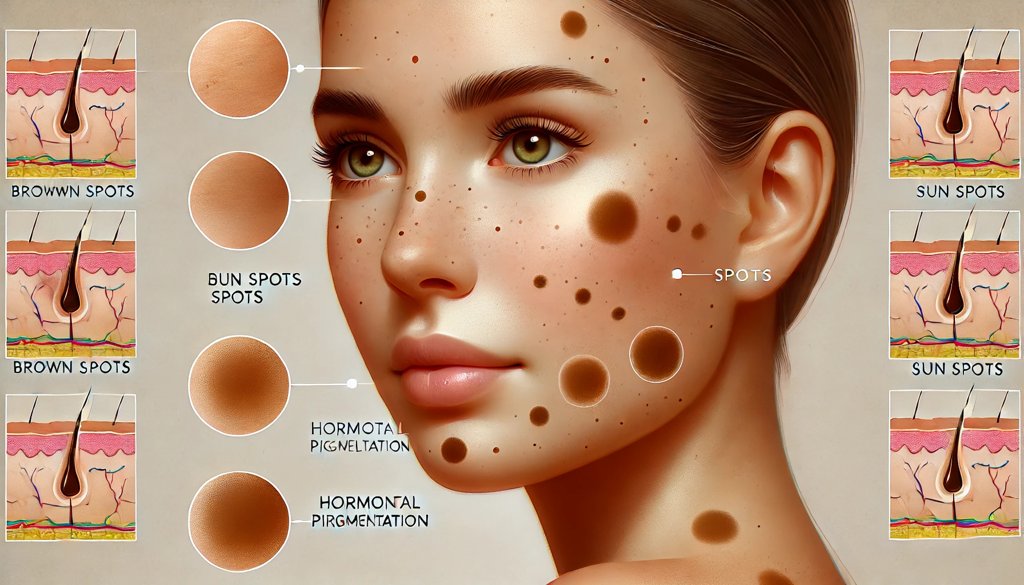 لک روی صورت