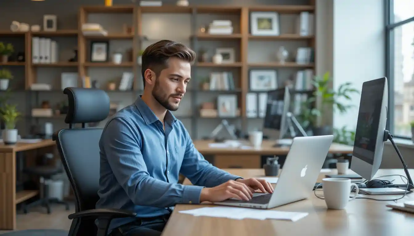 تصویر یک فرد که در حال یادگیری سریع مهارت جدید میباشد