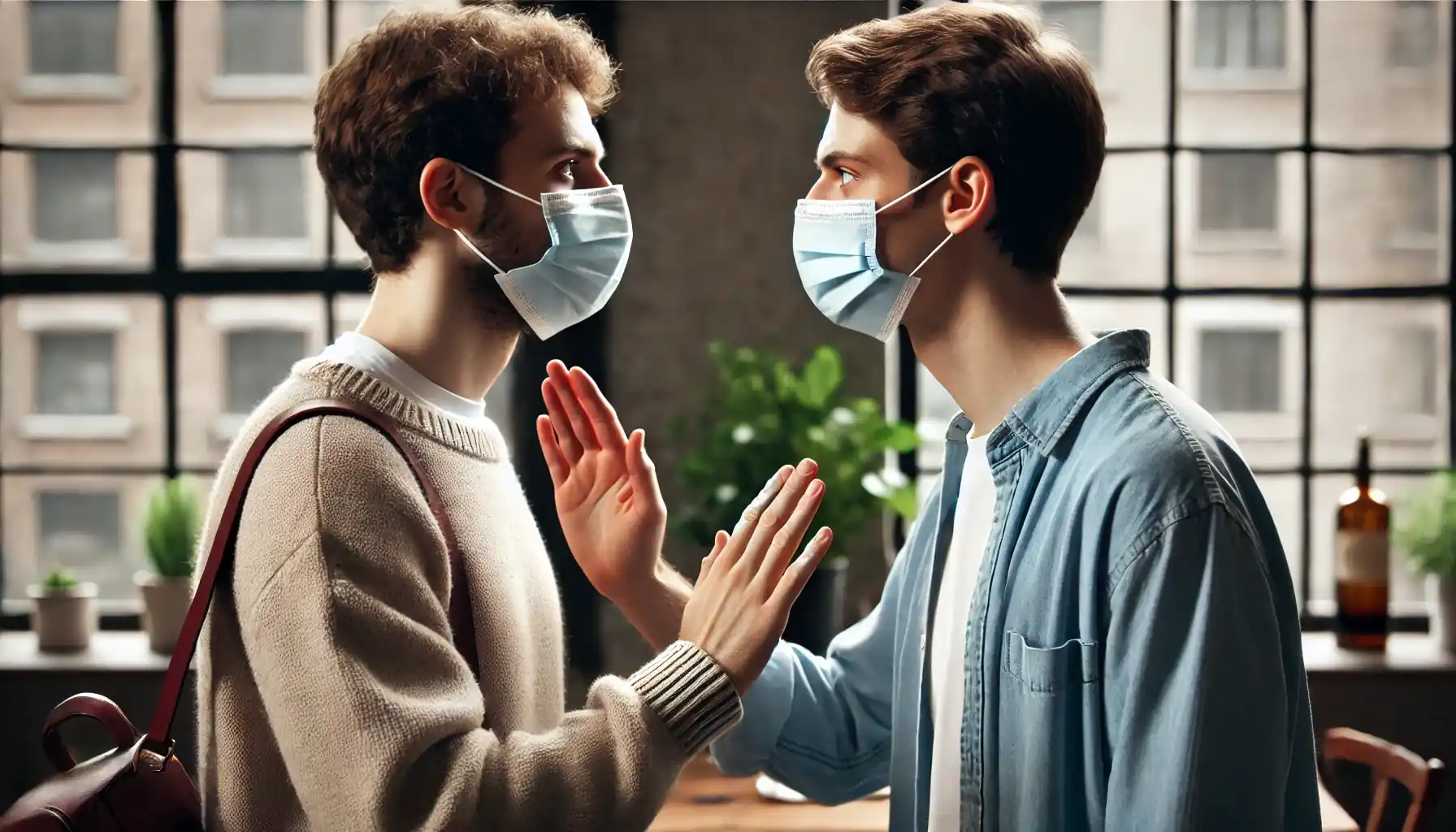 روبوسی باعث انتقال بیماری