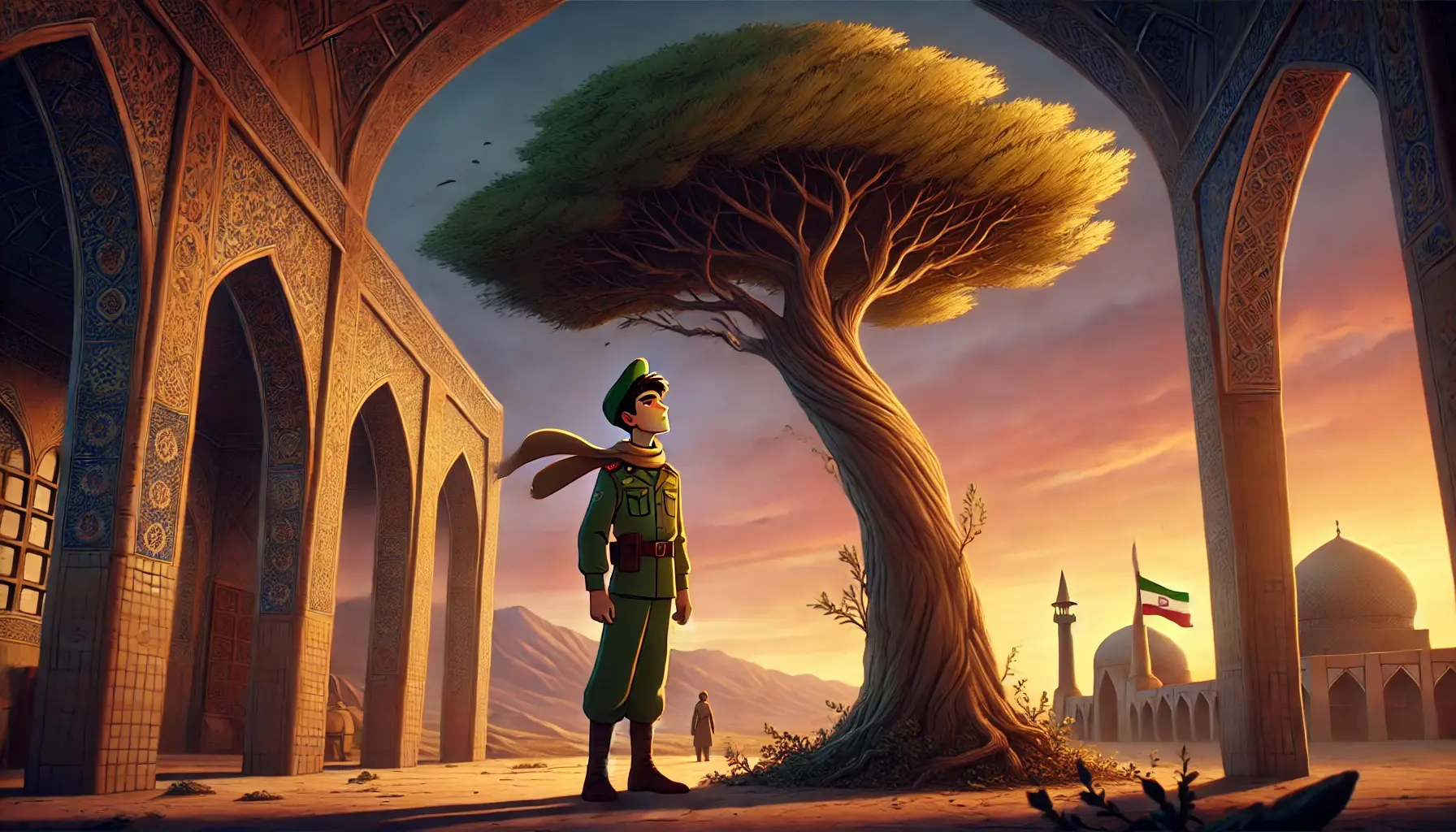 معرفی انیمیشن در سایه سرو داستانی