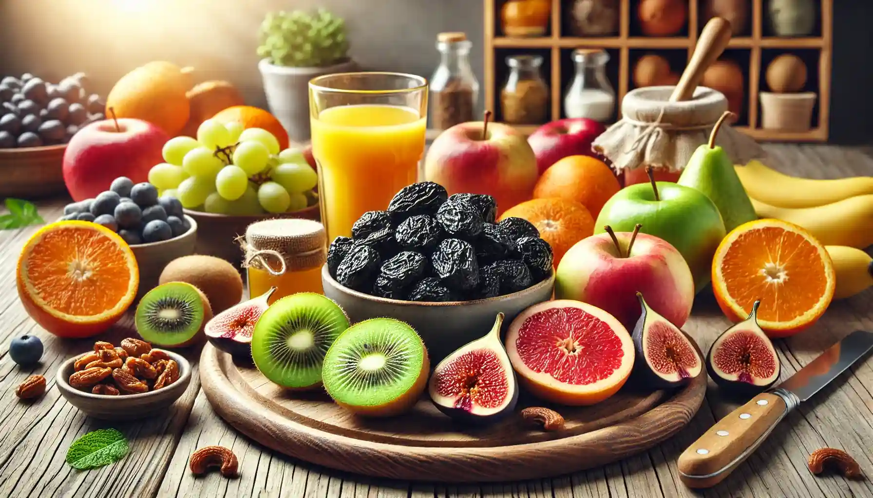 درمان یبوست با میوه