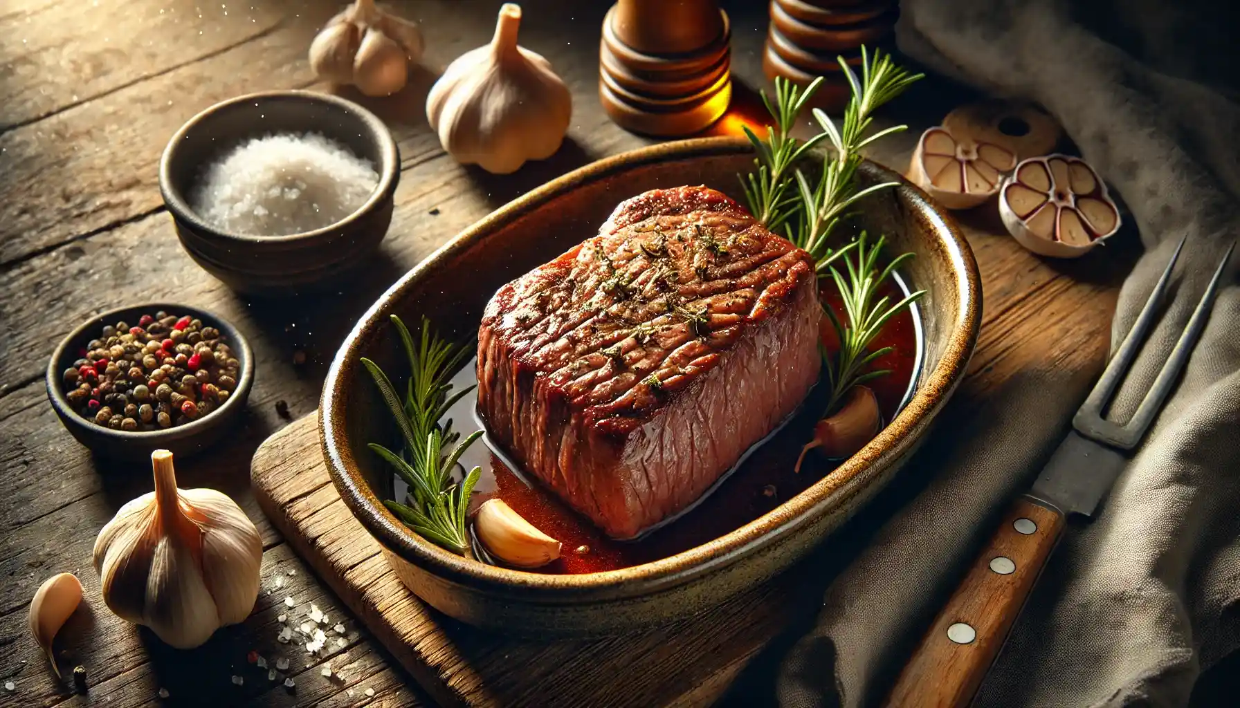 گوشت گوساله یا گوسفند