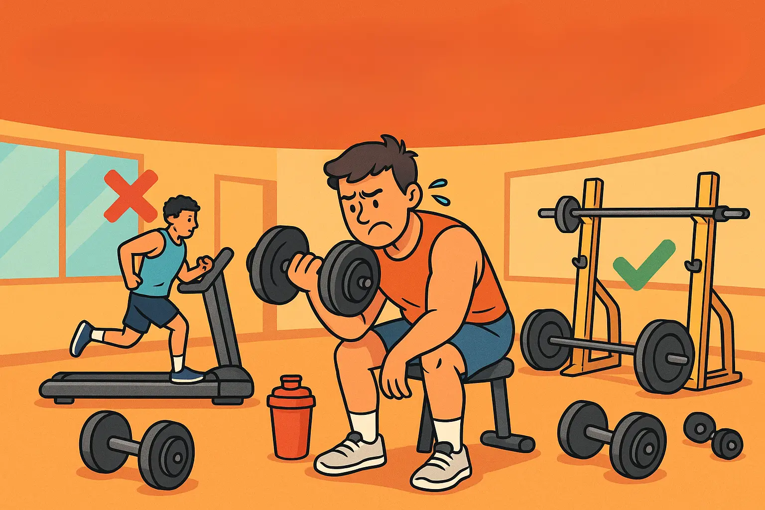 ۱۰ اشتباه رایج در بدنسازی که مبتدی‌ها باید بدونن