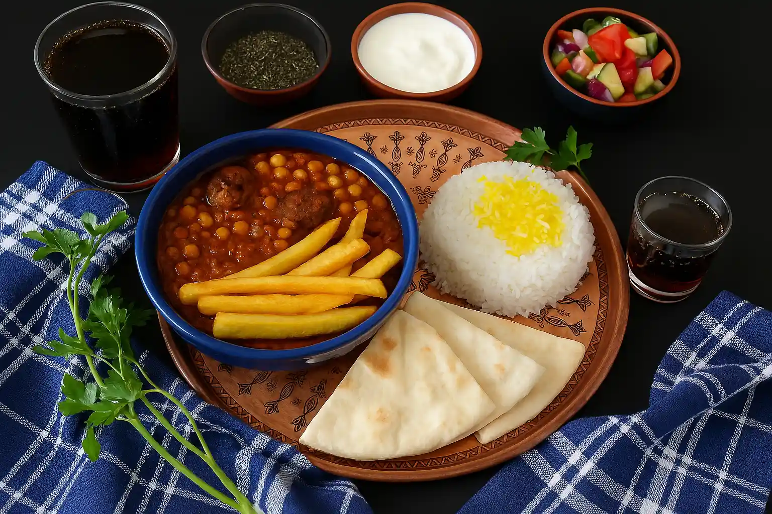 خورشت نخود آله