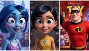 تصویری از انیمیشن های پیکسار