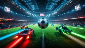 بازی هیجان انگیز Rocket League فوتبال با ماشین