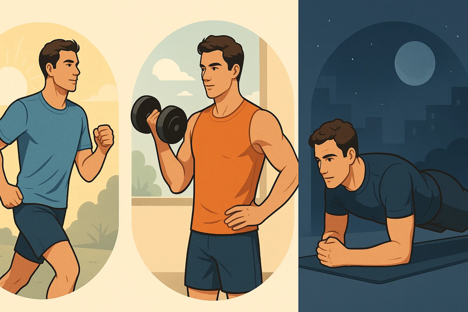 زمان درست ورزش کردن