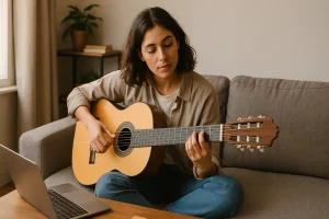 اموزش گیتار در خانه
