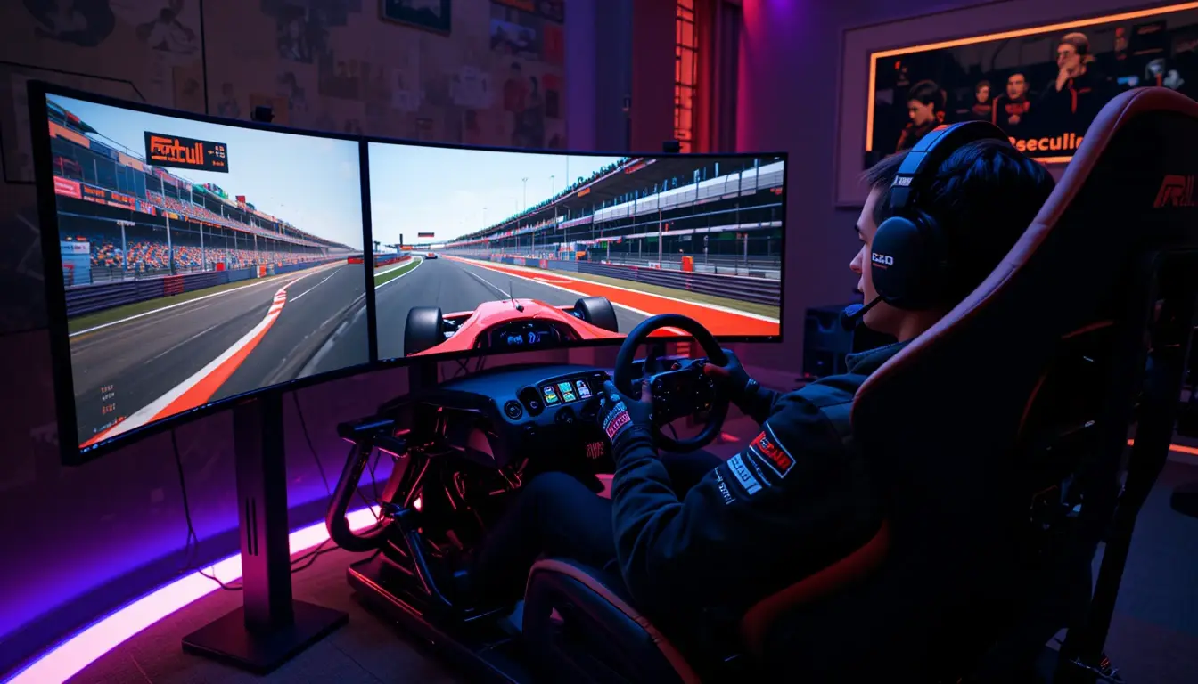 تجربه رانندگی فرمول یک در خانه