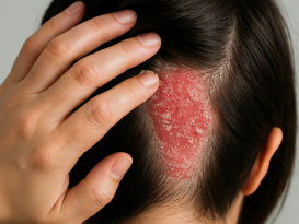 علائم اگزما پوست سر