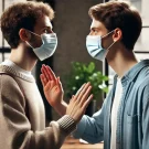 روبوسی باعث انتقال بیماری