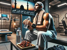 باشگاه رفتن در ماه رمضان