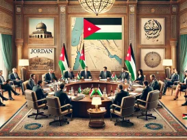 اردن در تحولات سیاسی منطقه با تمرکز بر نقش اردن در همکاری‌های دیپلماتیک برای صلح و ثبات.