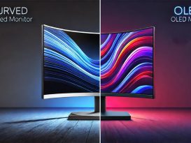 تفاوت مانیتور خمیده و OLED