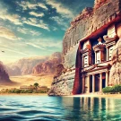 جاذبه های گردشگری اردن شامل پترا، دریای مرده و وادی‌روم