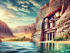 جاذبه های گردشگری اردن شامل پترا، دریای مرده و وادی‌روم