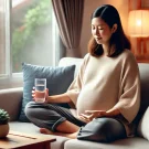 پیشگیری از سردرد بارداری با روش‌های طبیعی و آرام‌سازی.