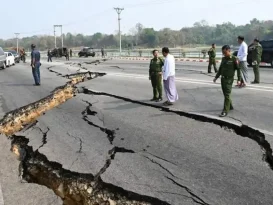 زلزله 7 ریشتری در میانمار