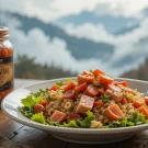 سالاد با تن ماهی برای کاهش وزن