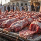 غذاهای سنتی عید قربان . گوشت قربانی عید قربان