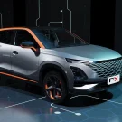 خودروی فونیکس FX با طراحی مدرن و تکنولوژی پیشرفته در حال حرکت روی جاده