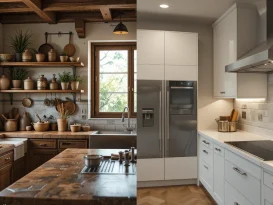 مقایسه وسایل آشپزخانه مدرن و سنتی