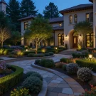 محوطه سازی حیاط ویلا