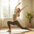 تصویر یک خانم جواب در حال ورزش،مقاله ای در مورد اینکه چطور سحر خیز بشم؟