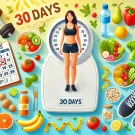 چگونه در ۳۰ روز ۱۰ کیلو وزن کم کنیم؟