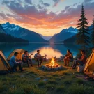 دریاچه های اطراف تهران برای کمپینگ