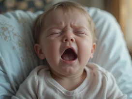 دلیل گریه نوزاد
