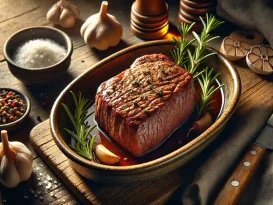 گوشت گوساله یا گوسفند