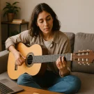 اموزش گیتار در خانه